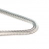 Men’s or women’s silver snake chain necklace