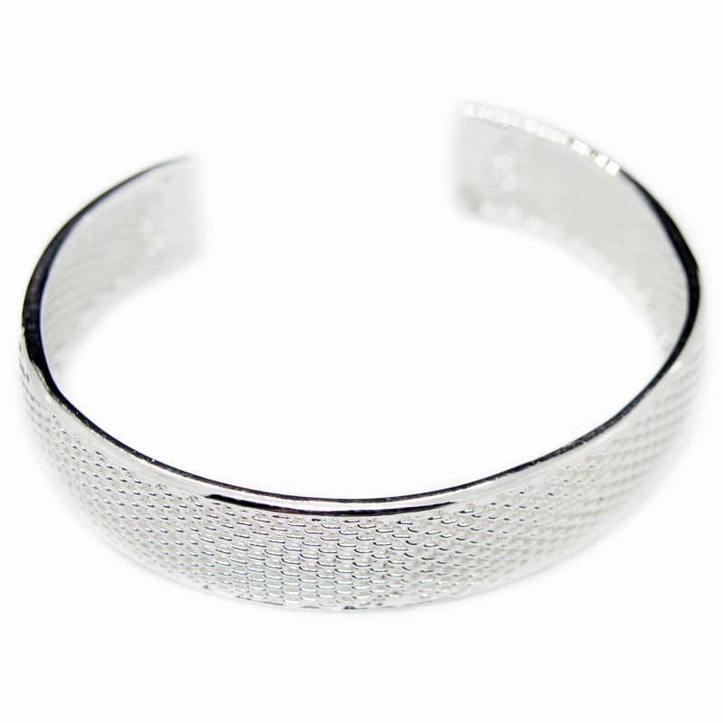 Bracelet Jonc en argent pour femme, très simple et très classe