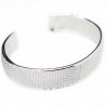 Women’s silver cuff bracelet, simple and classy