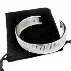 Women’s silver cuff bracelet, simple and classy