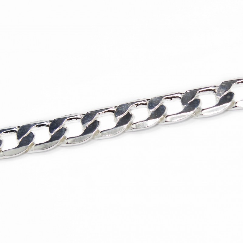 Bracelet Homme Bernard Gourmette Argent Massif - 49 Grammes, Occasion, Ancien Et Solide
