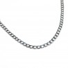 Men’s silver classic chain necklace